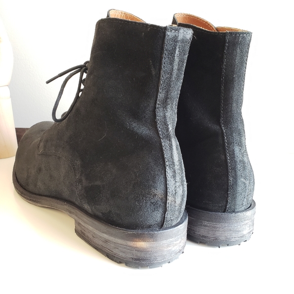 BNWT INTENSI black suede boots made in Italy - Picture 7 of 13